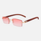 Pink Lenses / Wooden Frame