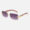 Dark Grey Lenses / Wooden Frame