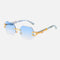 Blue Lenses / Wooden Frame