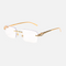 Clear Lenses / Gold Frame