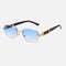 Blue Lenses / Wooden Frame