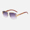 Dark Grey Lenses / Wooden Frame