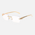 Clear Lenses / Gold Frame
